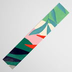 Abstract Art Tropical Leaves 42 Table Runner Gallery Image 3
