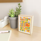 Leo Birthday Treats in Orange | Zodiac Series Mini Art Print Gallery Image 2