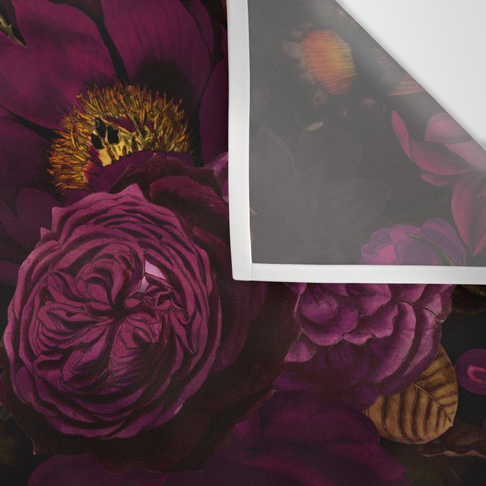 Magical Vintage Night Garden Wall Tapestry Gallery Image 3