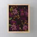 Magical Vintage Night Garden Mini Art Print Gallery Image 1