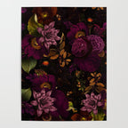 Magical Vintage Night Garden Poster Gallery Image 4