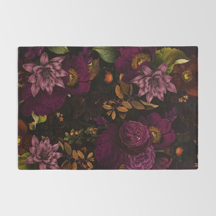 Magical Vintage Night Garden Rug Gallery Image 2