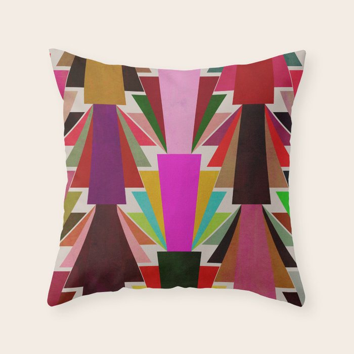 Collected Light 10 Throw Pillow Gallery Image 1
