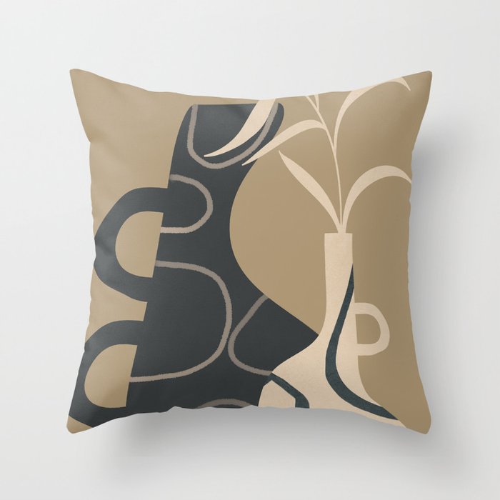 Abstract Ceramics 2 Throw Pillow Gallery Image 6