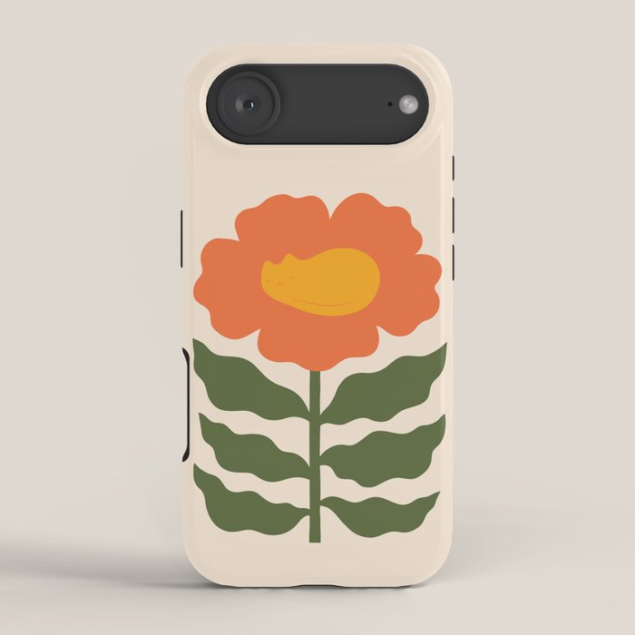 Cat and Plant 60 iPhone Case Gallery Image 2