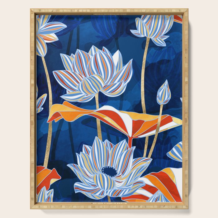 Bold Botanical Serving Tray Gallery Image 1