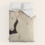 Minimal Abstract Art Horse 2 Duvet Cover Gallery Image 6
