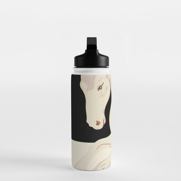 Minimal Abstract Art Horse 2 Water Bottle Gallery Image 3