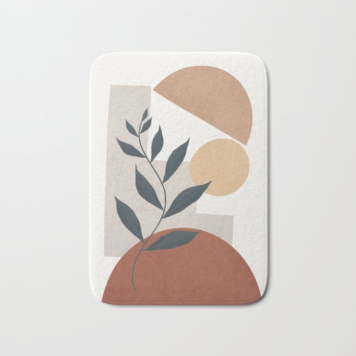 Shapes and Branches 03 Bath Mat Gallery Image 1