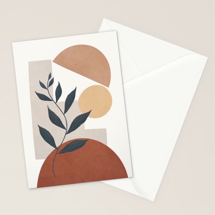 Shapes and Branches 03 Stationery Card Gallery Image 2