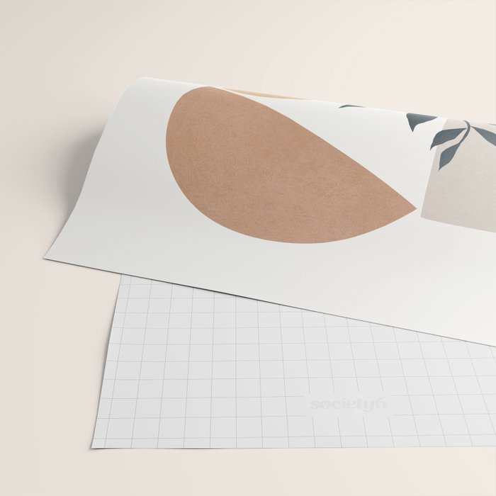 Shapes and Branches 03 Wrapping Paper Gallery Image 2