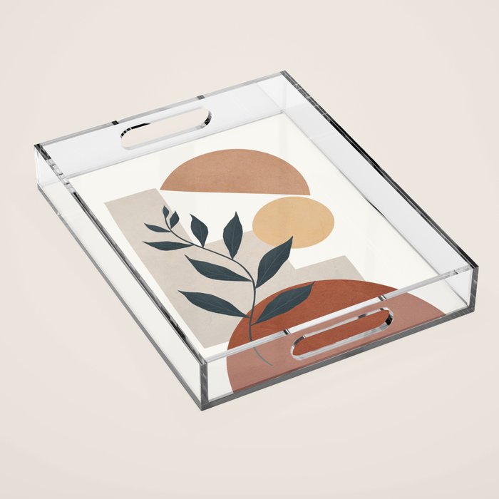 Shapes and Branches 03 Acrylic Tray Gallery Image 1