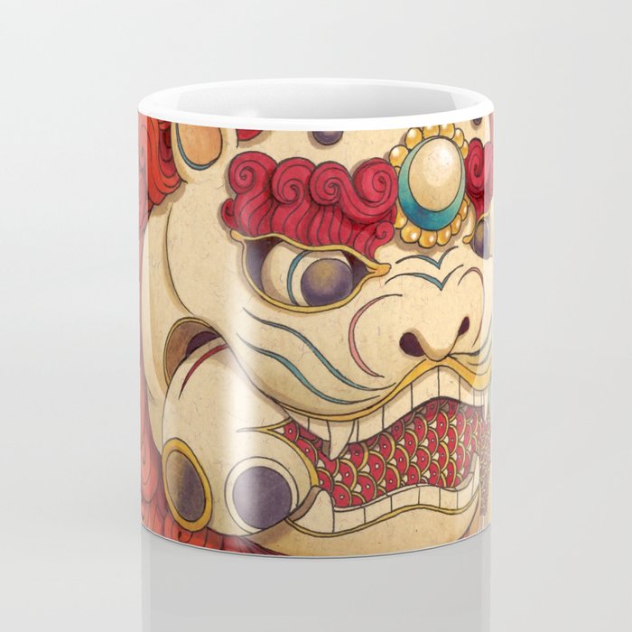 Chinese Lion Coffee Mug Gallery Image 4