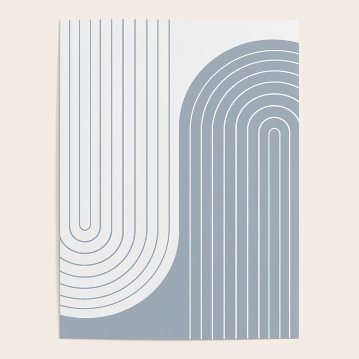 Two Tone Line Curvature LXVI Poster Gallery Image 4