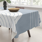 Two Tone Line Curvature LXVI Tablecloth Gallery Image 3
