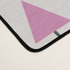 Pastel Triangle Trees: Cozy Winter Vibes with Modern Charm Desk Mat Gallery Image 4