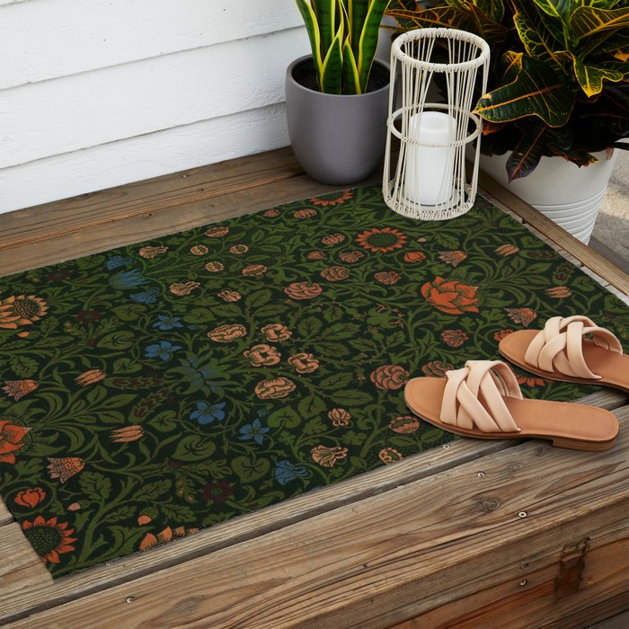 william morris Outdoor Rug Gallery Image 2