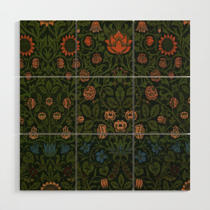 william morris Wood Wall Art Gallery Image 1