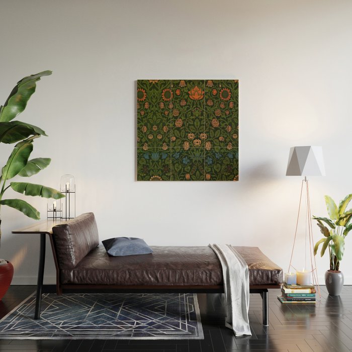 william morris Wood Wall Art Gallery Image 2