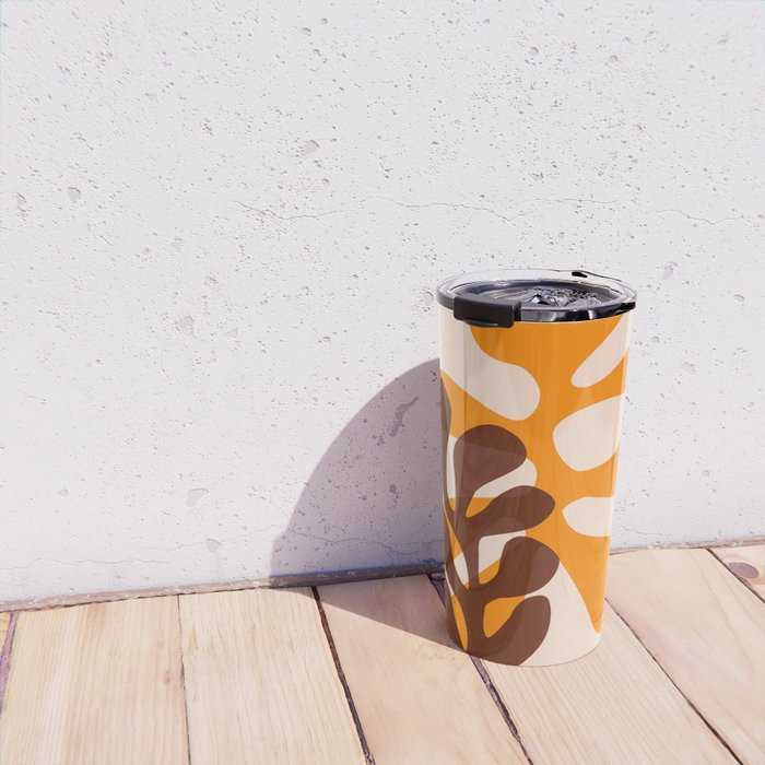 Sea tangle - retro Travel Mug Gallery Image 4