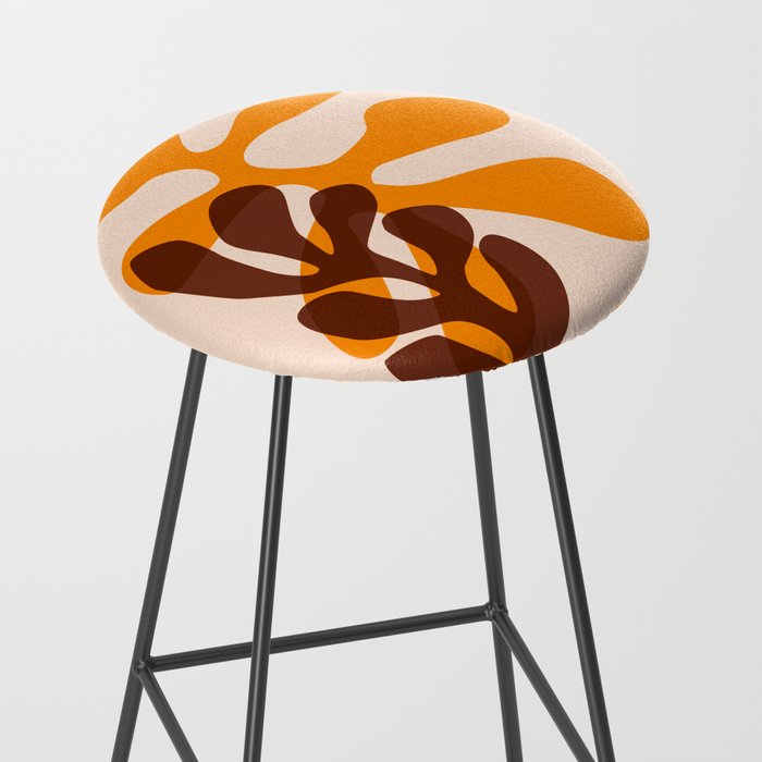 Sea tangle - retro Stool Gallery Image 2