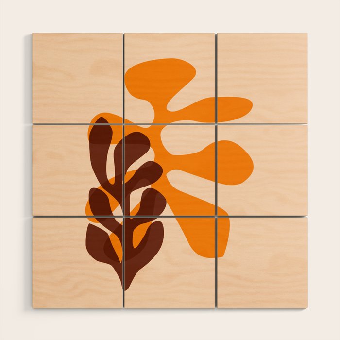 Sea tangle - retro Wood Wall Art Gallery Image 2
