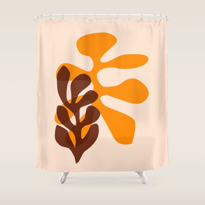 Sea tangle - retro Shower Curtain Gallery Image 1