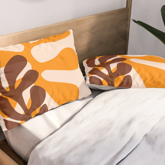 Sea tangle - retro Pillow Sham Gallery Image 2