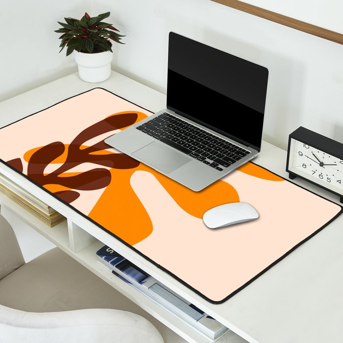 Sea tangle - retro Desk Mat Gallery Image 2