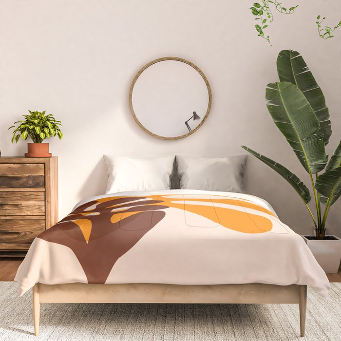 Sea tangle - retro Comforter Gallery Image 3