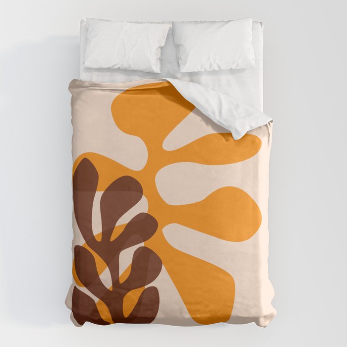 Sea tangle - retro Duvet Cover Gallery Image 1