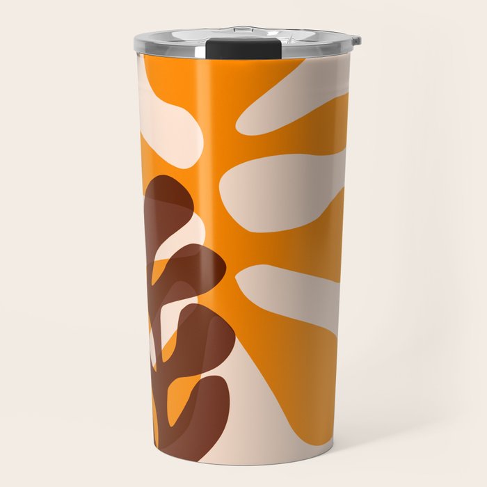 Sea tangle - retro Travel Mug Gallery Image 1