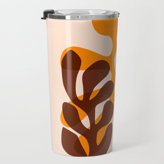 Sea tangle - retro Travel Mug Gallery Image 3