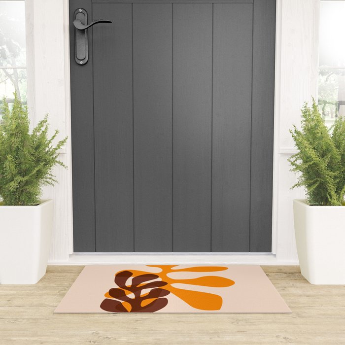 Sea tangle - retro Welcome Mat Gallery Image 3