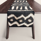 African Vintage Mali Mud Cloth Print Table Runner Gallery Image 1