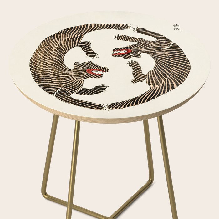 Japanese Tigers by Taguchi Tomoki 1860-1869 - Tiger Side Table Gallery Image 2