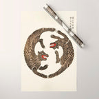 Japanese Tigers by Taguchi Tomoki 1860-1869 - Tiger Wrapping Paper Gallery Image 1