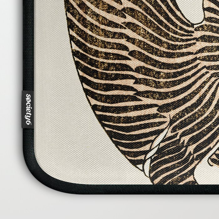 Japanese Tigers by Taguchi Tomoki 1860-1869 - Tiger Laptop Sleeve Gallery Image 3