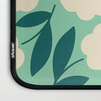 Bold Flower - Green, yellow and white Laptop Sleeve Gallery Image 3