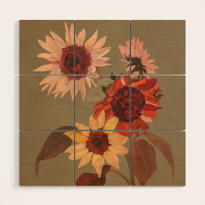 Sunflowers Moment Wood Wall Art Gallery Image 1