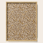 Golden Autumn Oak Pattern Serving Tray Gallery Image 1