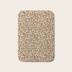 Golden Autumn Oak Pattern Bath Mat Gallery Image 1