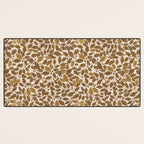 Golden Autumn Oak Pattern Desk Mat Gallery Image 3