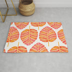 Elephant Ear Alocasia - Peach Palette Rug Gallery Image 1