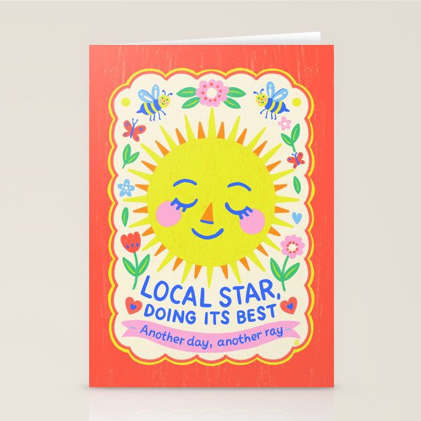 Local Star Doing Its Best Stationery Card Gallery Image 2