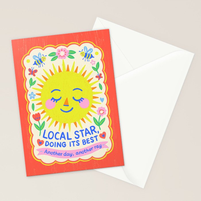 Local Star Doing Its Best Stationery Card Gallery Image 2