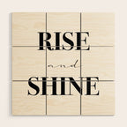 Rise and Shine Wood Wall Art Gallery Image 1