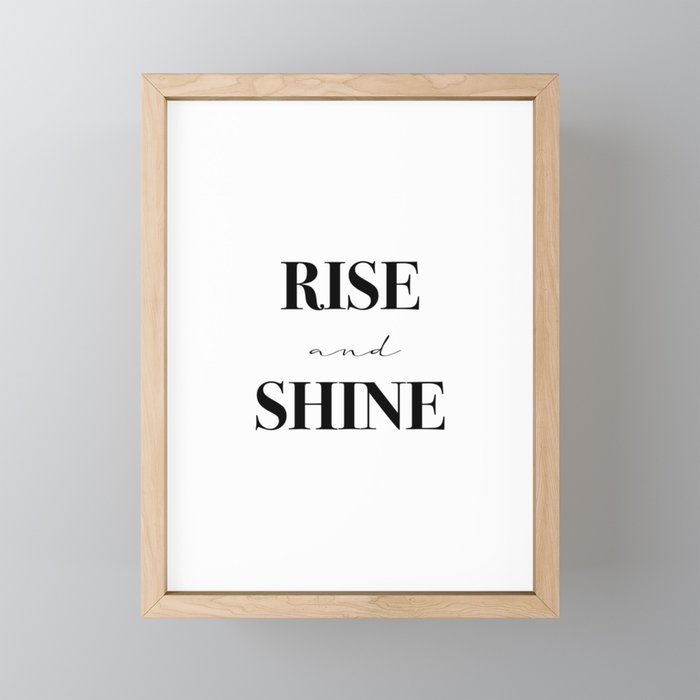 Rise and Shine Mini Art Print Gallery Image 1