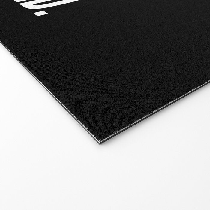 Good morning, I see the assassins have failed. (Black) Welcome Mat Gallery Image 2