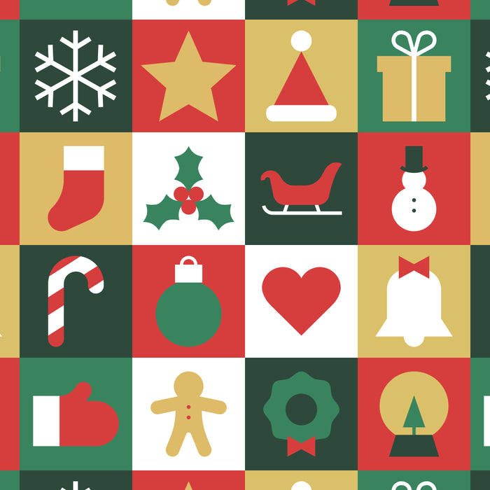 Christmas mosaic geometric pattern Coffee Mug Gallery Image 2